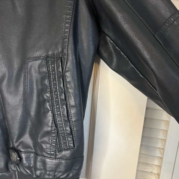 Xray jeans faux leather bomber jacket - Picture 5 of 6